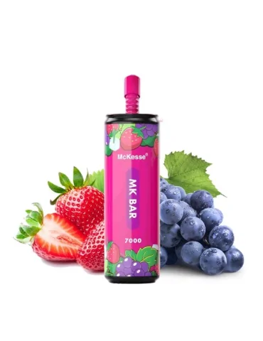 Puff MK Bar 7000 puffs 20mg Srawberry Grape - McKeese Disposable Vape