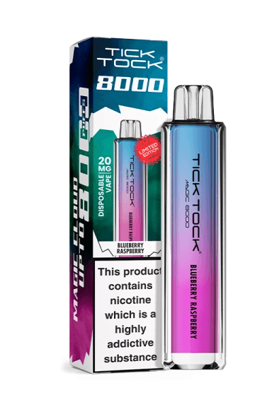 Tick Tock 8000 puffs 20mg Blueberry Raspberry Disposable Vape