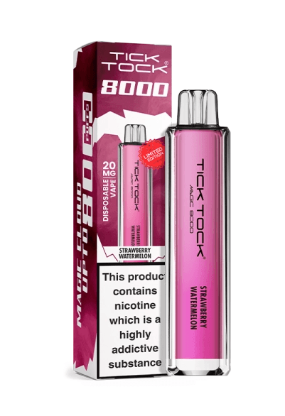 Tick Tock 8000 puffs 20mg Strawberry Watermelon Disposable Vape