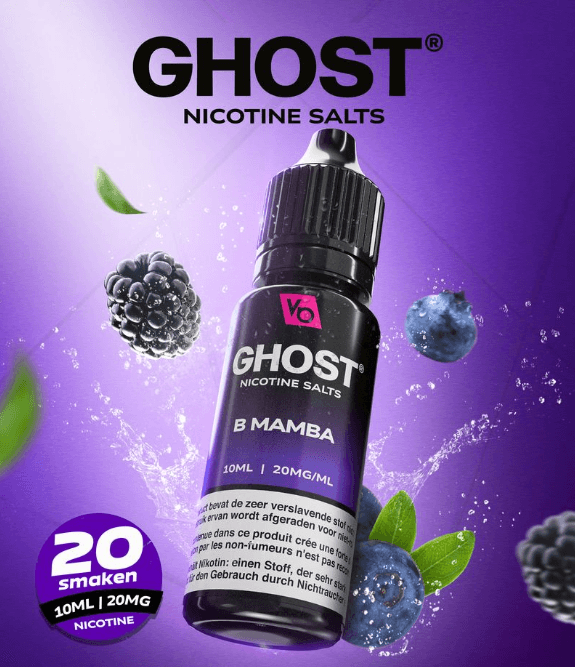 Ghost Nic Salt Black Mamba 10mg 10ml E-liquid