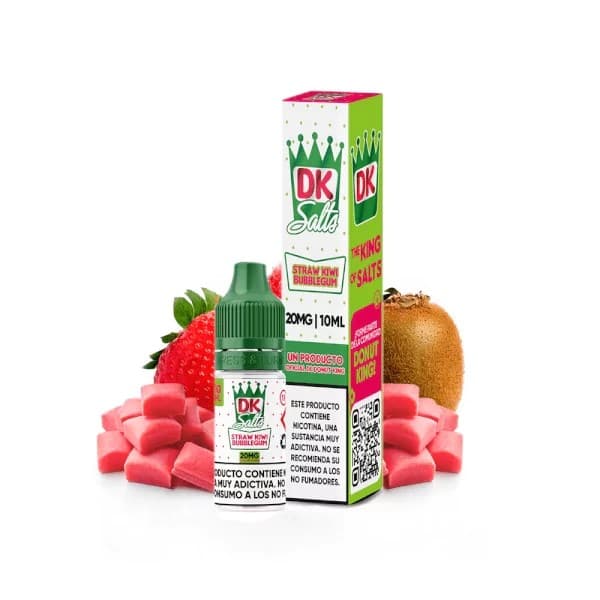 Nic Salts Donut King Strawberry Kiwi Bubblegum 10mg 10ml E liquid