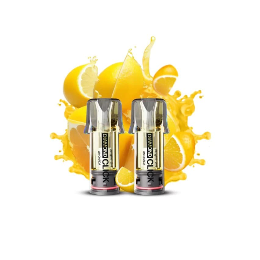 1200 puffs Vapes Bars Diamond Click Pod Cartridge Limonada 2pcs 20mg