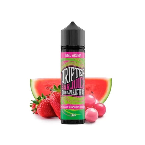 Prefilled Juice Sauz Drifter Bar Watermelon Strawberry Bubblegum Nic Salt 20mg 60ml E liquid