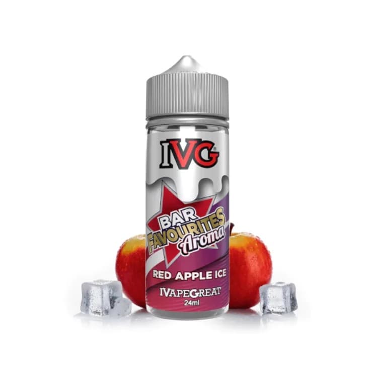 Prefilled IVG Red Apple Ice 3mg 120ml 60/40 Nicotine E-liquid
