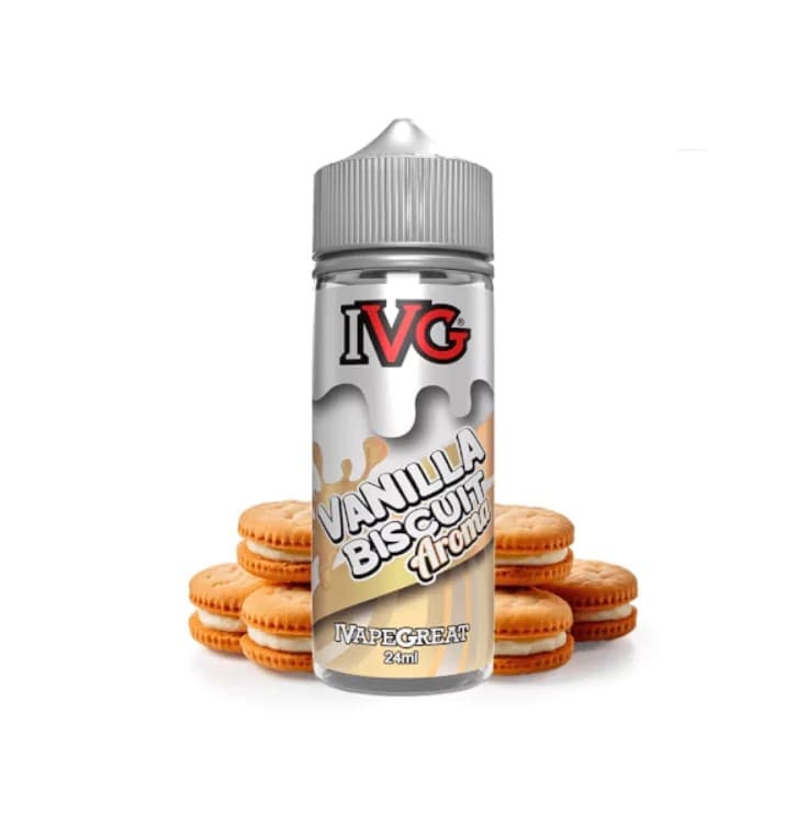 Prefilled IVG Vanilla Biscuit 3mg 120ml 60/40 Nicotine E-liquid