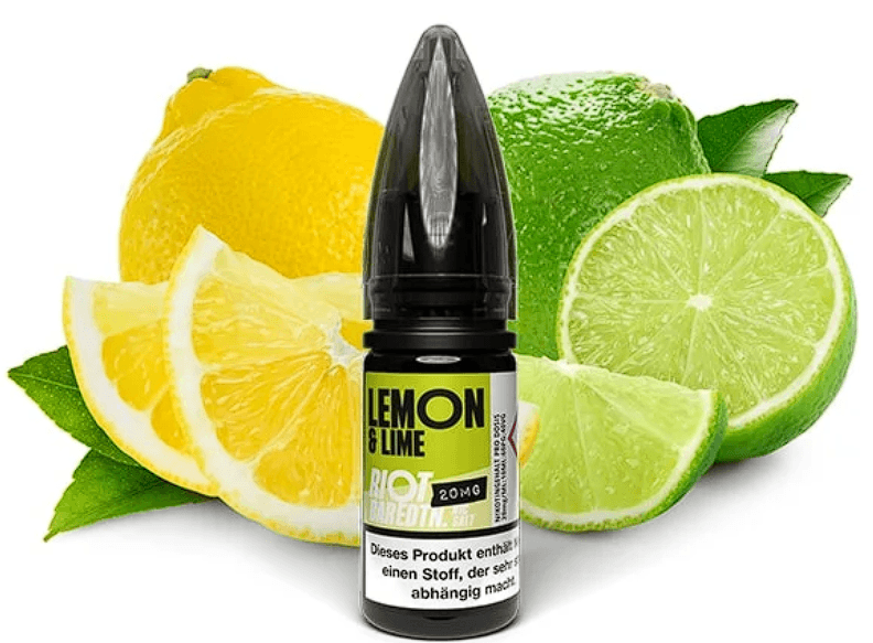 Riot NicSalt Baredtn Lemon & Lime 10ml 20mg E-liquid
