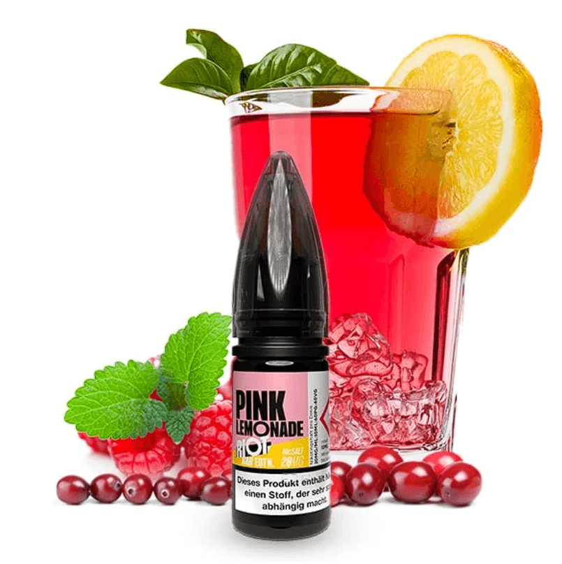 Riot NicSalt Baredtn Pink Lemonade 10ml 20mg E-liquid